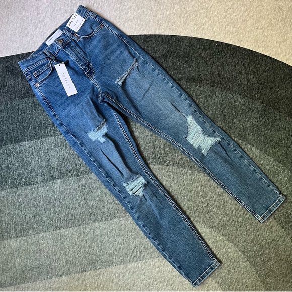 TOPSHOP - Jamie Ripped Skinny Jeans - US 4 / UK 8 / EUR 36 - W26/L30 - Picture 1 of 8